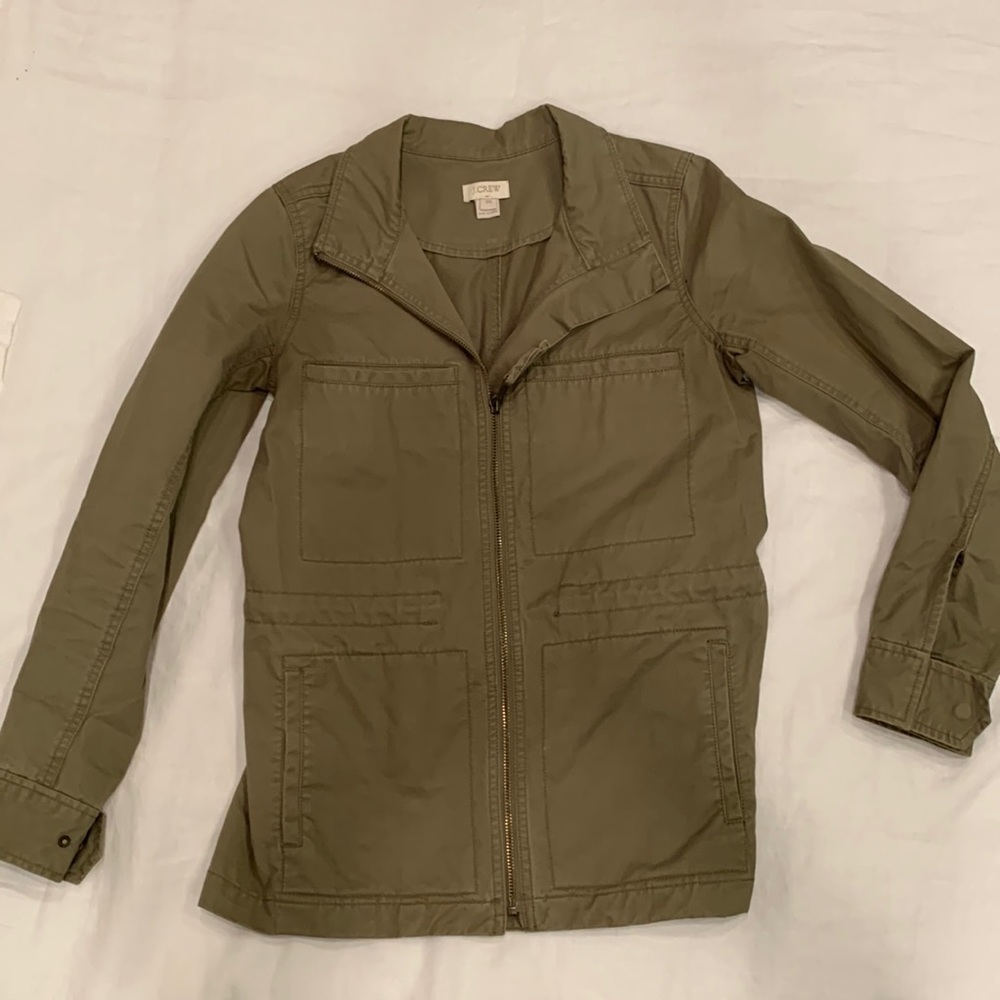 J Crew Olive Green Field Jacket